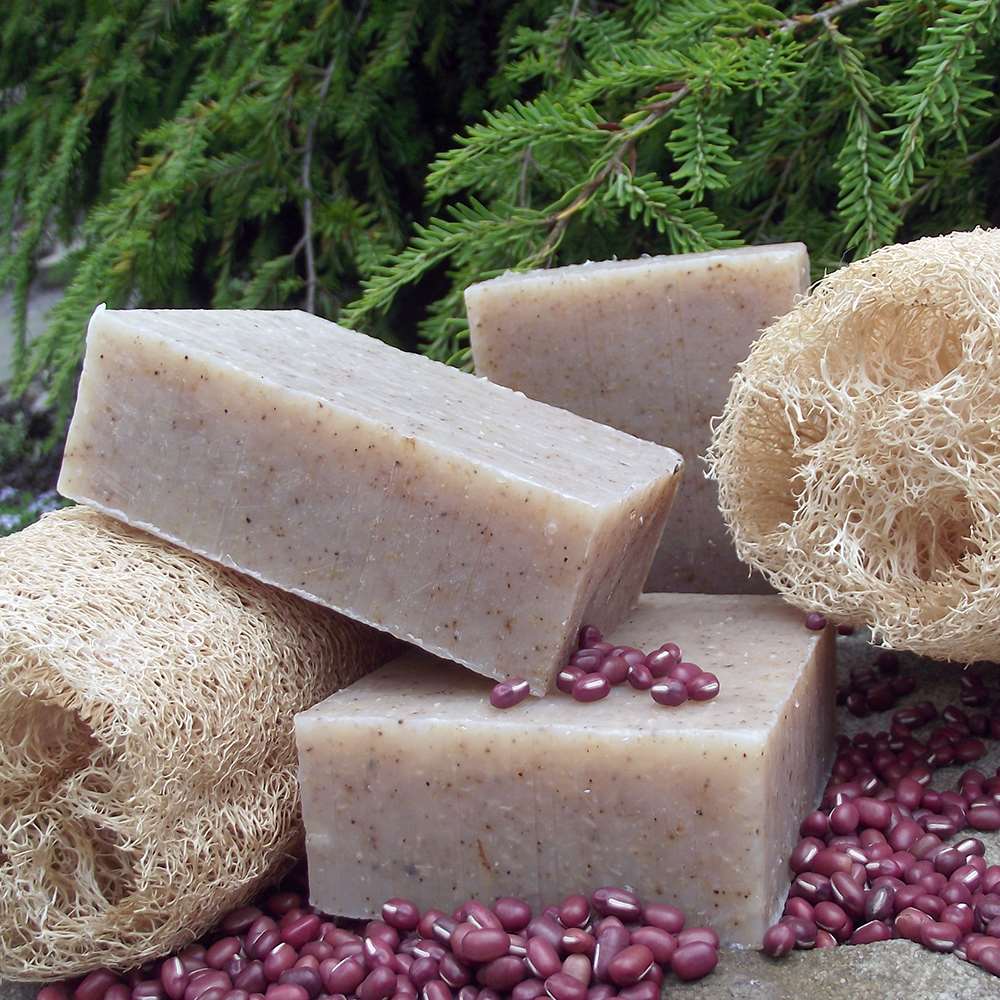 Natural Soap: Loofah Adzuki Exfoliating From Chagrin Valley Soap & Salve
