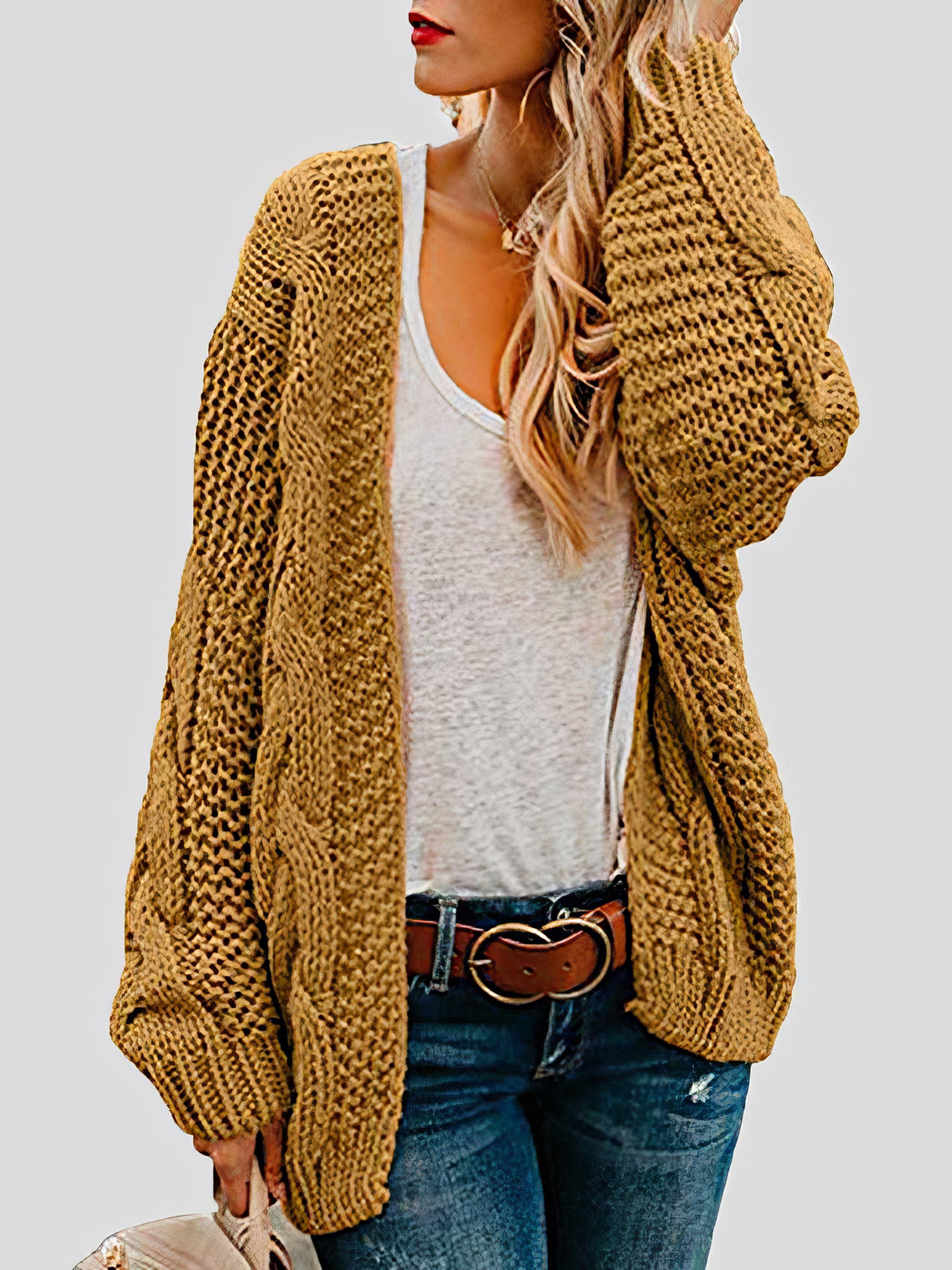 3/4 Sleeve Knit Cardigan from MsDressly