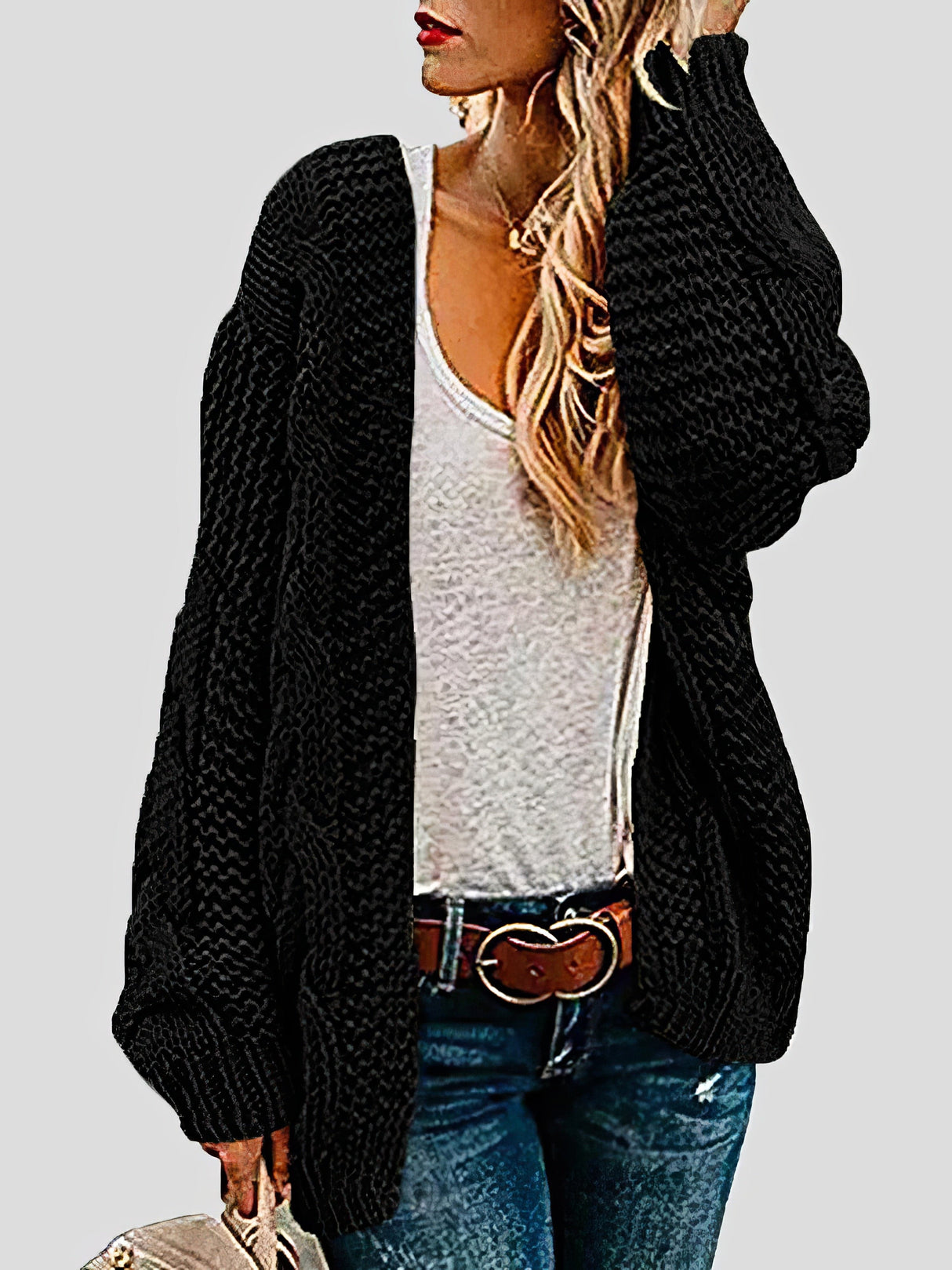 3/4 Sleeve Knit Cardigan from MsDressly