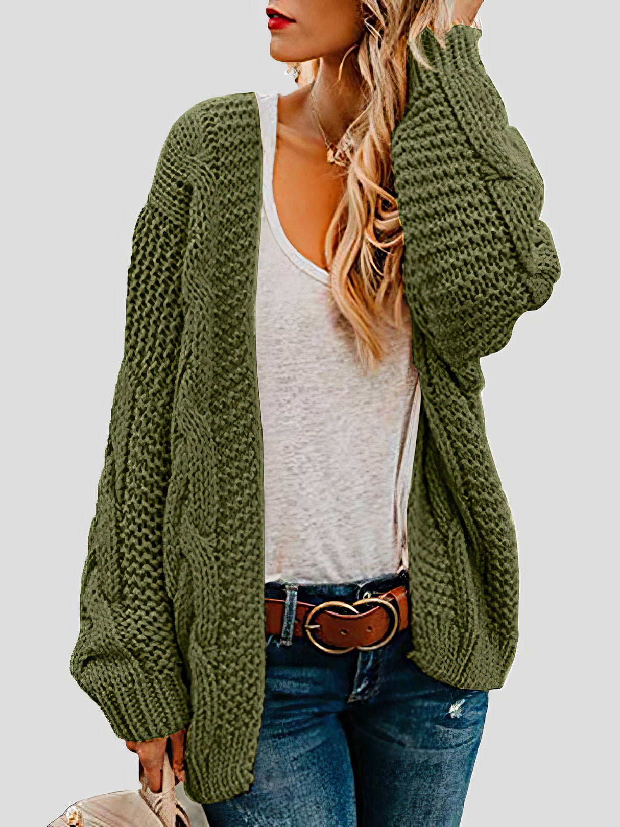 3/4 Sleeve Knit Cardigan from MsDressly