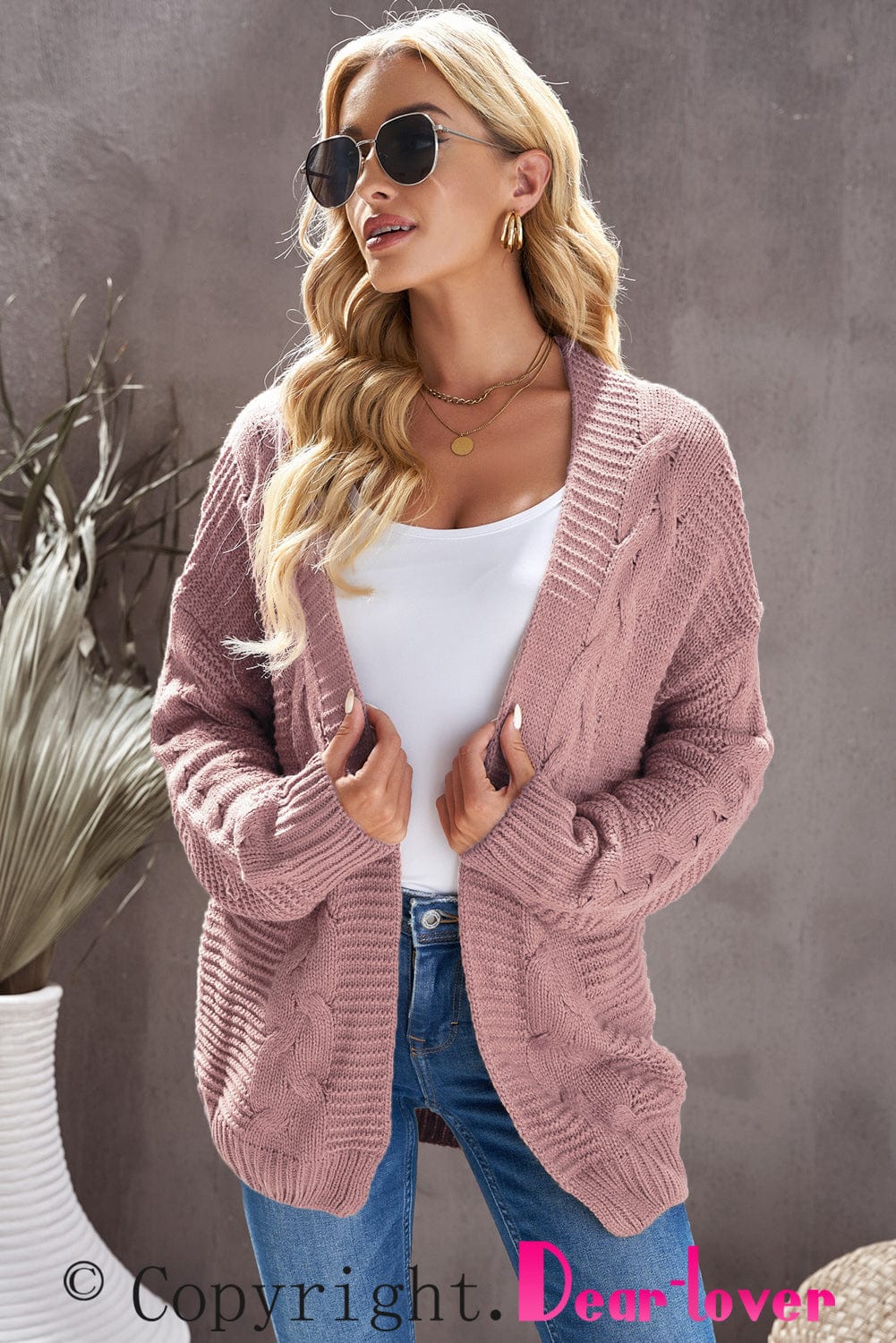 3/4 Sleeve Knit Cardigan from MsDressly