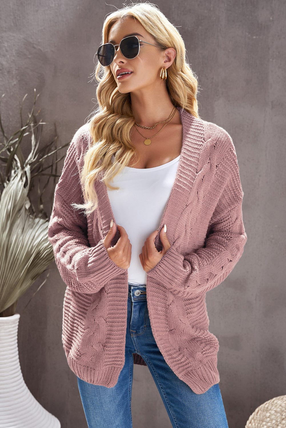 3/4 Sleeve Knit Cardigan from MsDressly