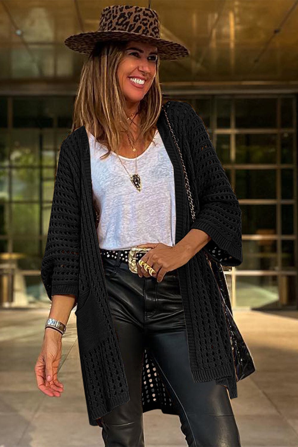 3/4 Sleeve Knit Cardigan from MsDressly