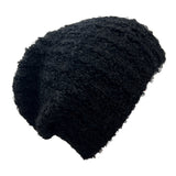 Black Loop Knit Alpaca Beanie from SLATE + SALT