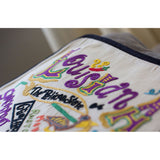 Louisiana Hand-Embroidered Pillow from Quirks!
