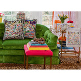 Louisiana Hand-Embroidered Pillow from Quirks!