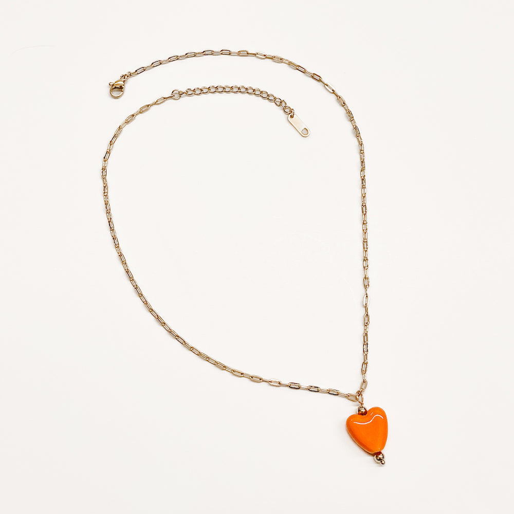 Love Actually Ceramic Pendant Necklace from Pretty Simple