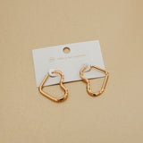 Love On My Mind Heart Hoop Earrings - WATERPROOF from Pretty Simple