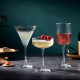 Libbey Paneled Martini Glasses, 9.5-ounce, Set of 4 from Libbey