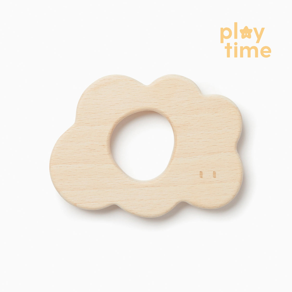 Wooden Cloud Teether - Wood from Manymoons