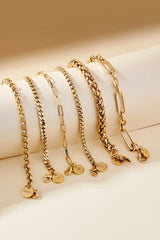 Luciana Box Chain Bracelet from eklexic
