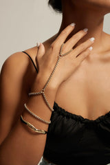 Luciana Box Chain Bracelet from eklexic