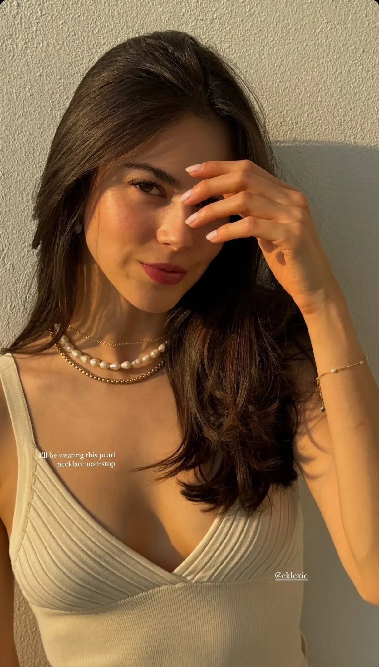 Luciana Box Chain Necklace from eklexic
