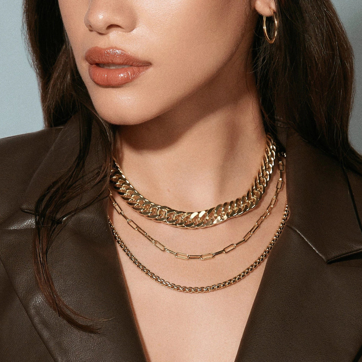 Luciana Box Chain Necklace from eklexic