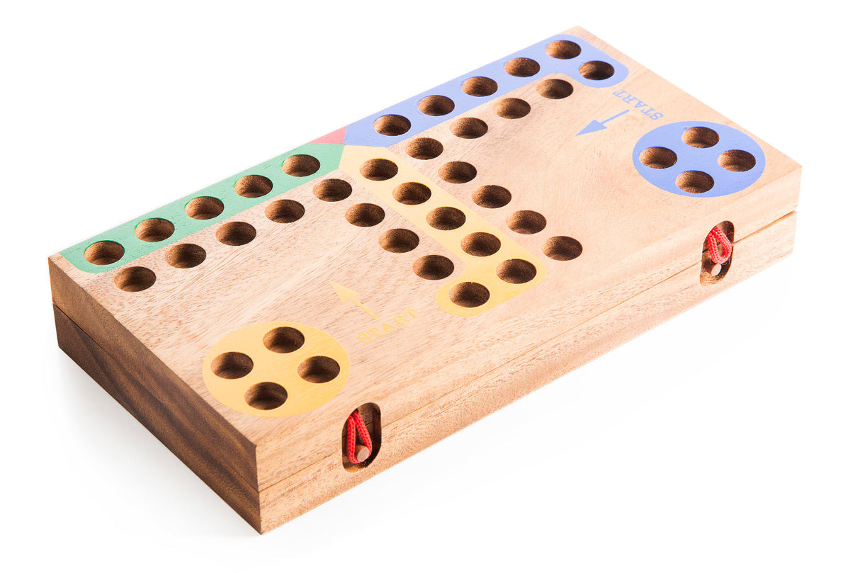 Wooden Ludo board Game - Family Game Night from Kubiya Games