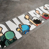 One Piece Luffy Car Sticker - Decorative Bumper Sticker from Kawaii Stop