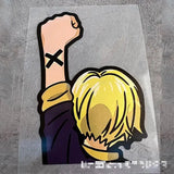 One Piece Luffy Car Sticker - Decorative Bumper Sticker from Kawaii Stop