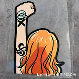 One Piece Luffy Car Sticker - Decorative Bumper Sticker from Kawaii Stop