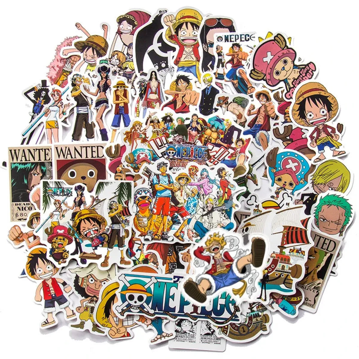 Anime Luffy One Piece Stickers from Kawaii Stop