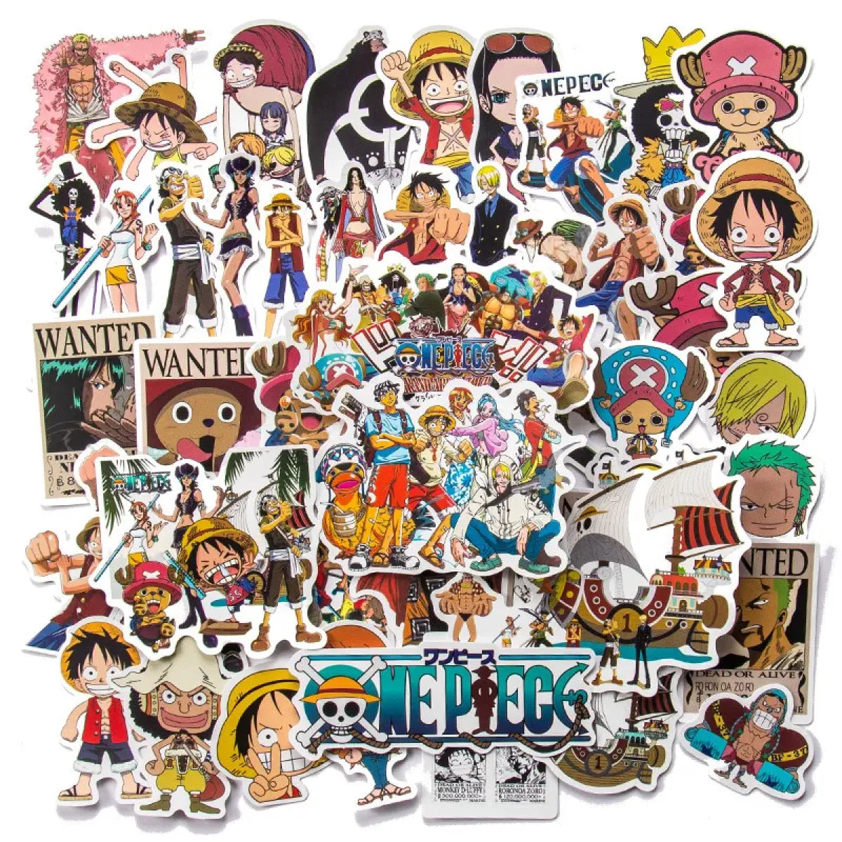 Anime Luffy One Piece Stickers from Kawaii Stop