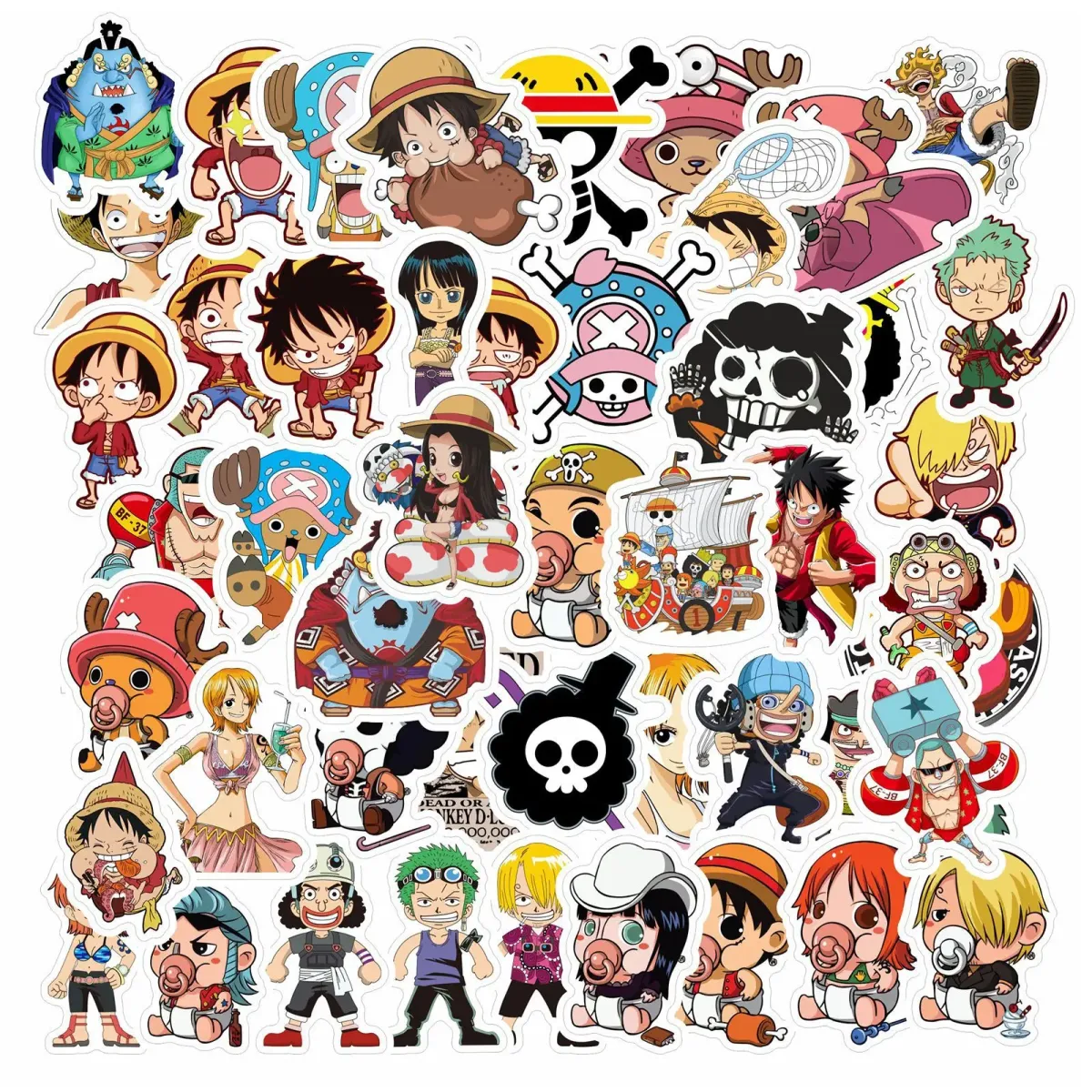 Anime Luffy One Piece Stickers from Kawaii Stop