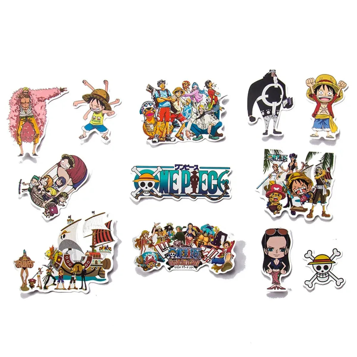 Anime Luffy One Piece Stickers from Kawaii Stop