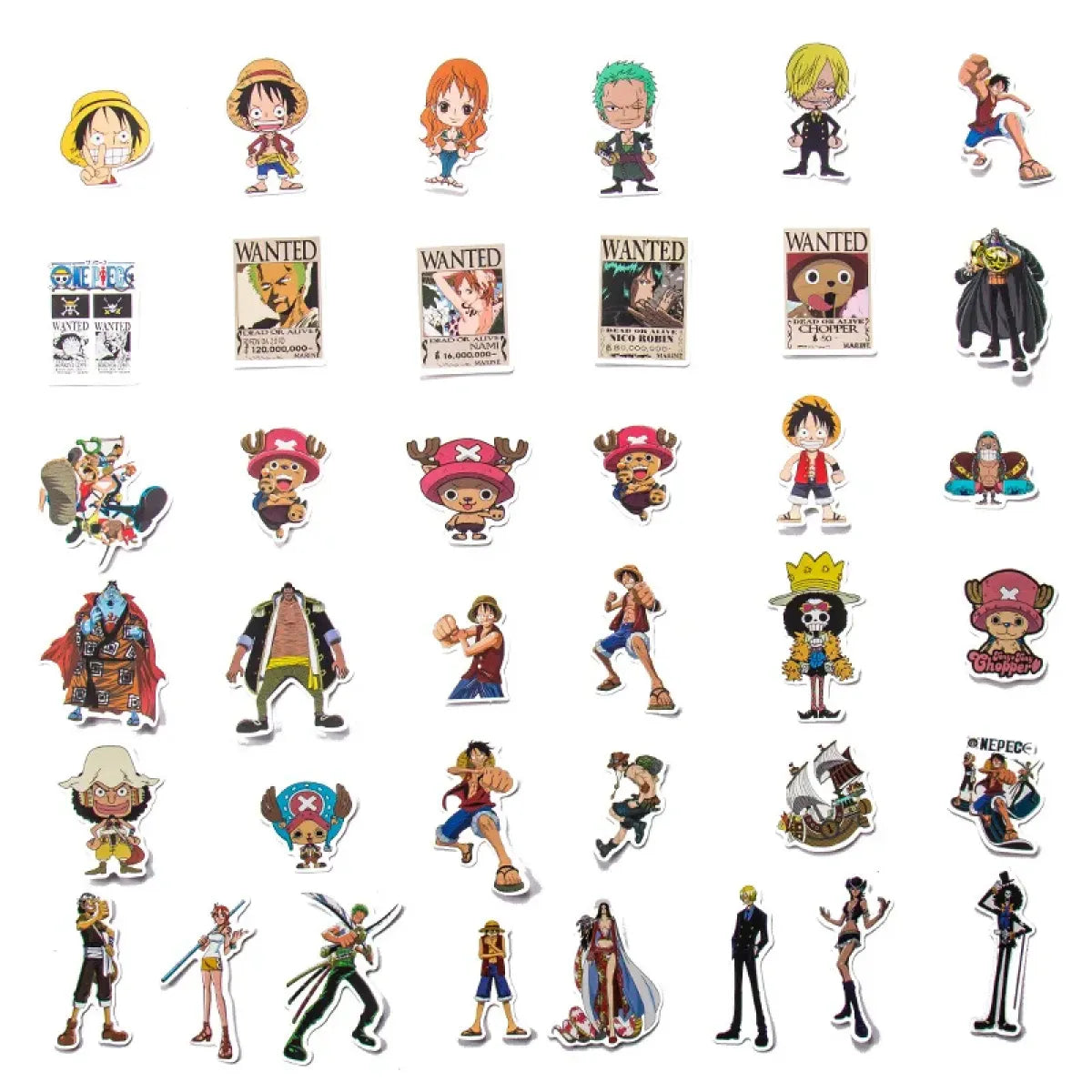 Anime Luffy One Piece Stickers from Kawaii Stop