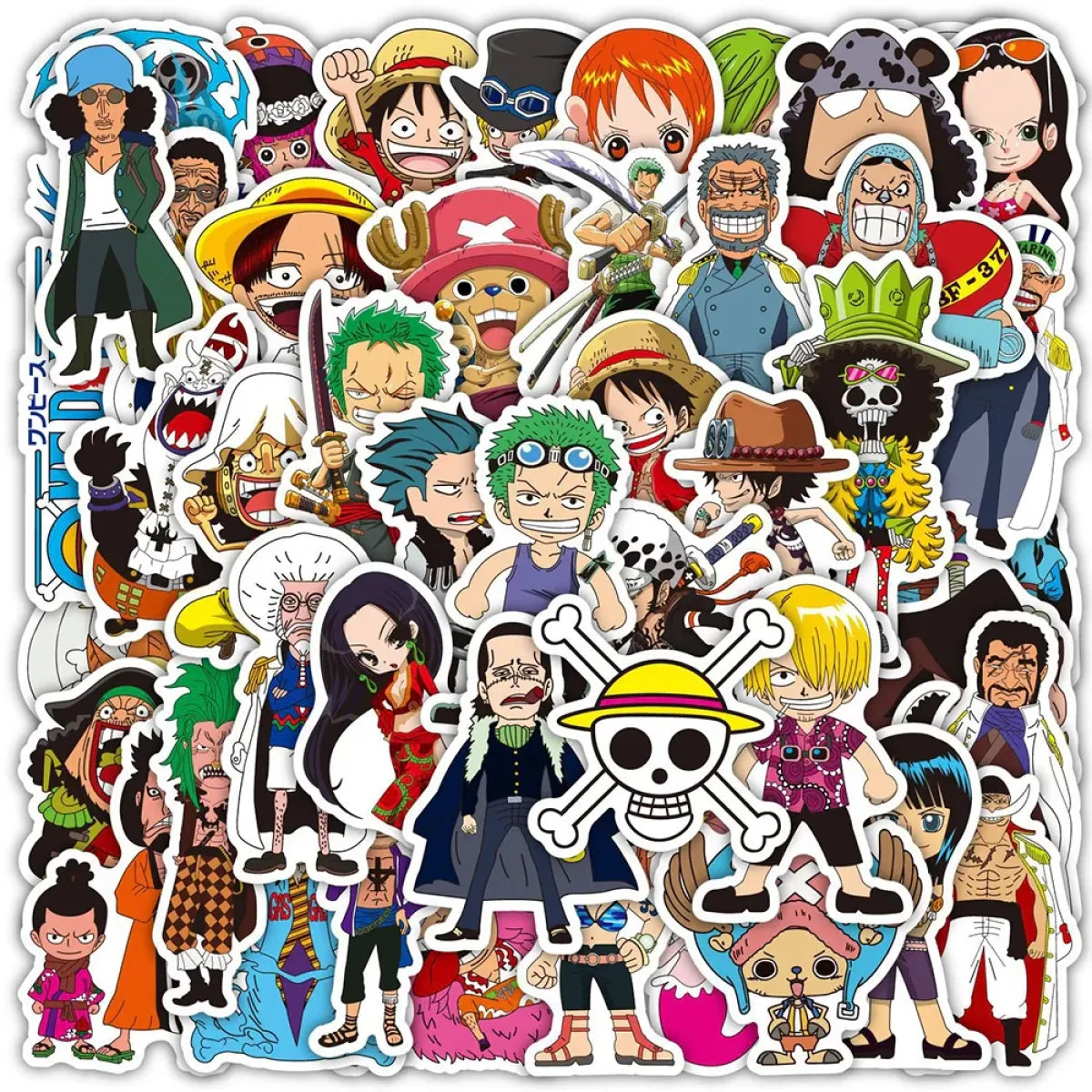 ONE PIECE Stickers - Luffy, Zoro, Chopper from Kawaii Stop