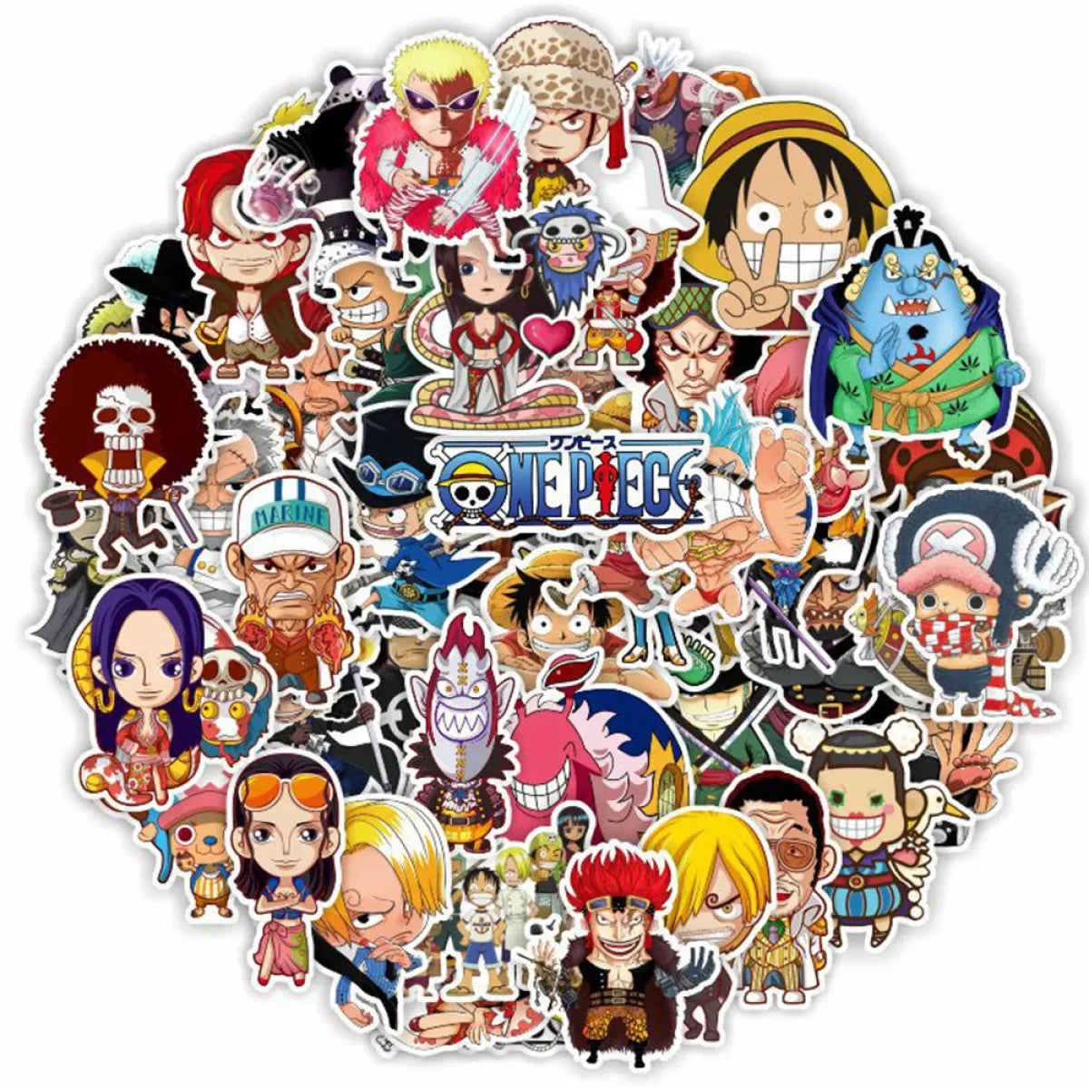 ONE PIECE Stickers - Luffy, Zoro, Chopper from Kawaii Stop