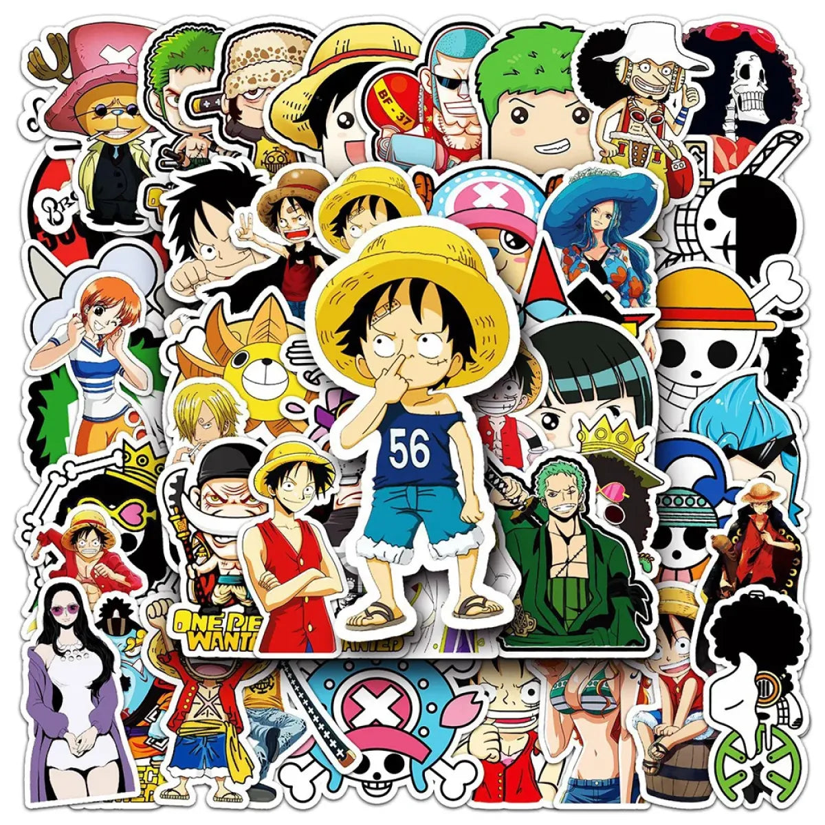 ONE PIECE Stickers - Luffy, Zoro, Chopper from Kawaii Stop