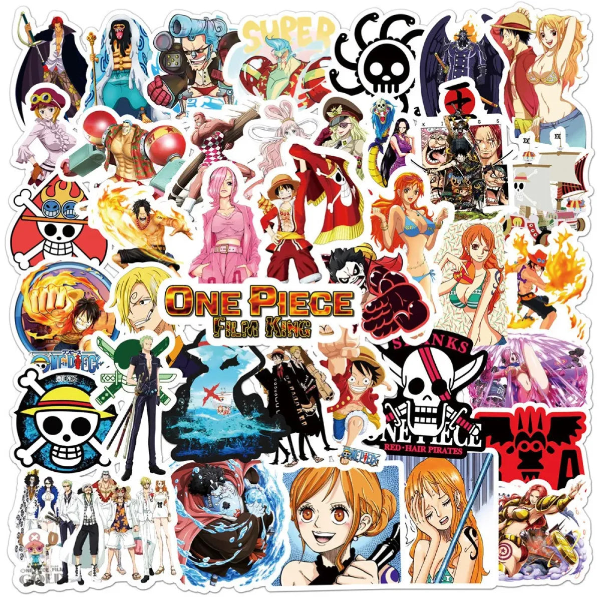 ONE PIECE Stickers - Luffy, Zoro, Chopper from Kawaii Stop