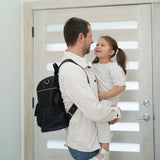 Monaco Diaper Bag | Ebony Black From Luli Bebé