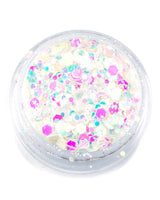 BDay Cake - Chunky Iridescent White Glitter from Lunautics