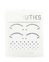 Black Face Gem | Iridescent Cut-Crease Face Jewel from Lunautics