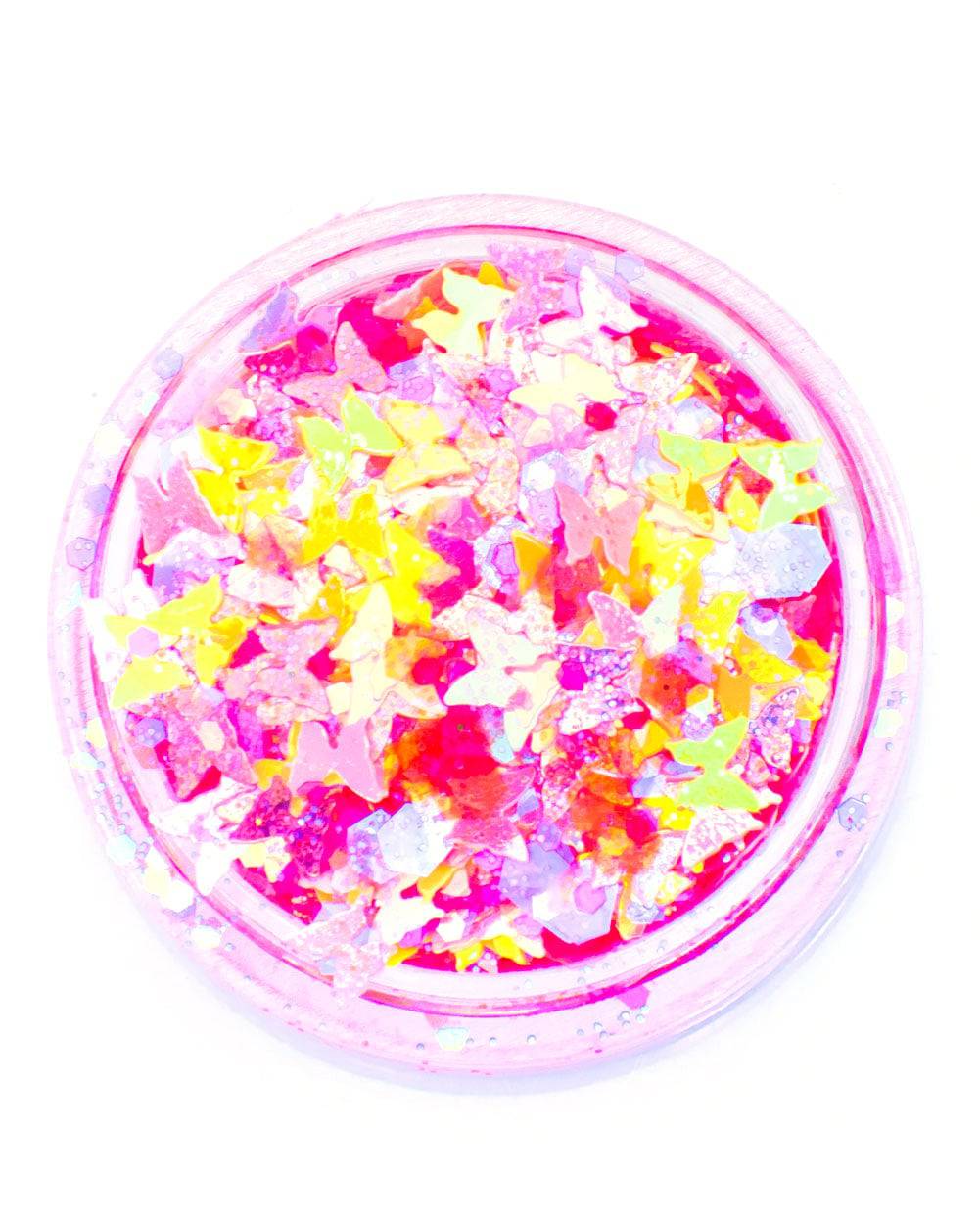 Paris - Pink Chunky Glitter with Butterflies from Lunautics