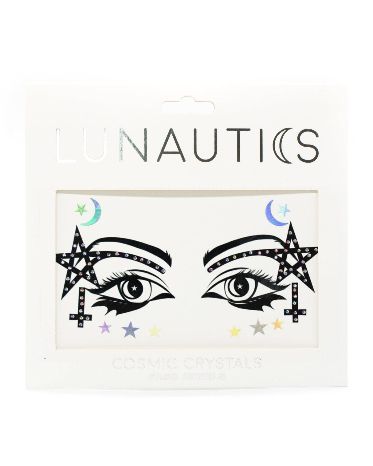 Spellbound - Black Graphic Liner Face Stickers from Lunautics