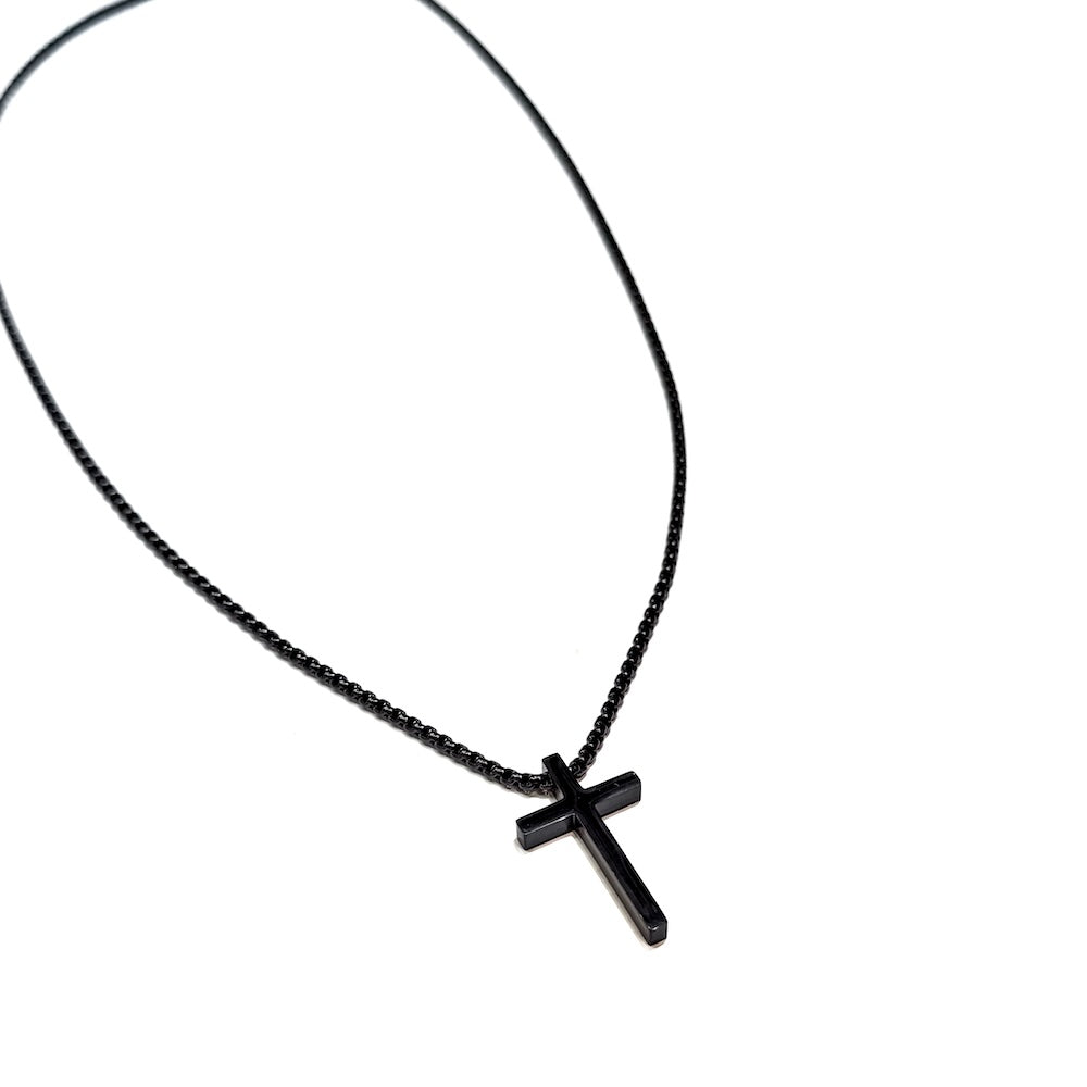 Gio L'uomo Mens Colletion Cross Necklace from Pretty Simple