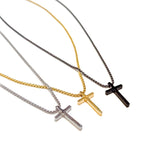 Gio L'uomo Mens Colletion Cross Necklace from Pretty Simple