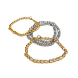 Lorenzo L'uomo Mens Collection Double Bracelet Wholesale from Pretty Simple