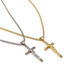 Luca L'uomo Mens Collection Cross Necklace from Pretty Simple