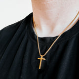 Gio L'uomo Mens Colletion Cross Necklace from Pretty Simple