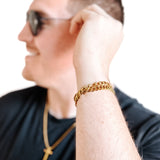Lorenzo L'uomo Mens Collection Double Bracelet Wholesale from Pretty Simple
