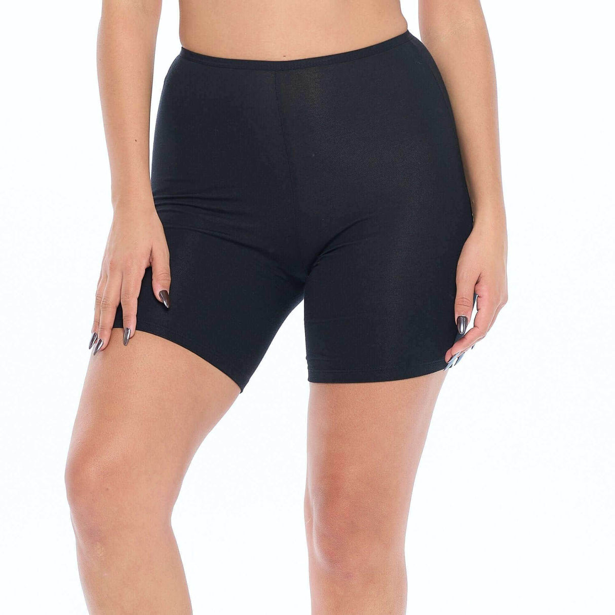 Lux Cotton Anti Thigh Chafing Underwear Short 7" | Black from Undersummers