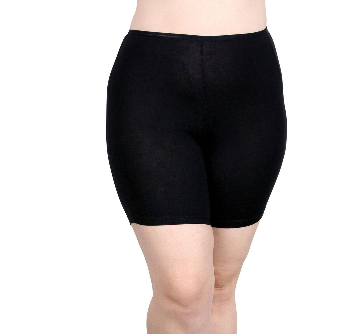 Lux Cotton Anti Thigh Chafing Underwear Short 7" | Black from Undersummers