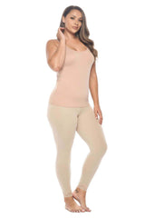 Lux Cotton Modal Tank Top | Beige From Undersummers