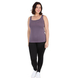 Lux Cotton Modal Tank Top | Dark Purple From Undersummers