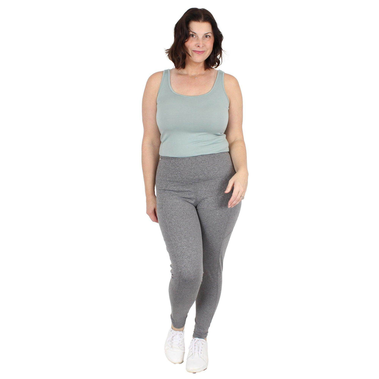Lux Cotton Modal Tank Top | Green Dusty From Undersummers