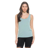 Lux Cotton Modal Tank Top | Green Dusty From Undersummers