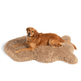 PupRug™ Luxe Faux Fur Orthopedic Dog Bed -  Plush Sheep Tan from Paw.com