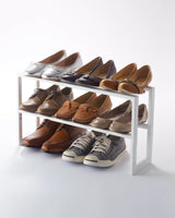 Expandable Shoe Rack - Two Sizes - Steel from Yamazaki Home